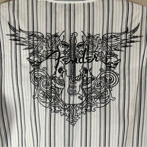 Fender Rock And Roll Religion Men's L Button Up Embroidered Rock Shirt